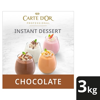 CARTE d'OR Chocolate Instant Dessert - 3 Kg - Carte D’Or Instant Desserts are profitable, great tasting and quick to make.